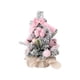 thumbnail image 3 of Árbol de Navidad artificial con bolas, adornos pequeños en miniatura, árbol de Navidad de escritorio rosa 30cm, 3 of 9