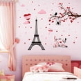 thumbnail image 1 of Adhesivos de pared con forma de corazón con forma de rama de árbol, Torre Eiffel, 1 of 4