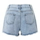 thumbnail image 4 of Pantalones cortos de cintura alta con estampado de estrellas para mujer - Pantalones cortos de verano holgados y casuales - XS-XL, 4 of 8