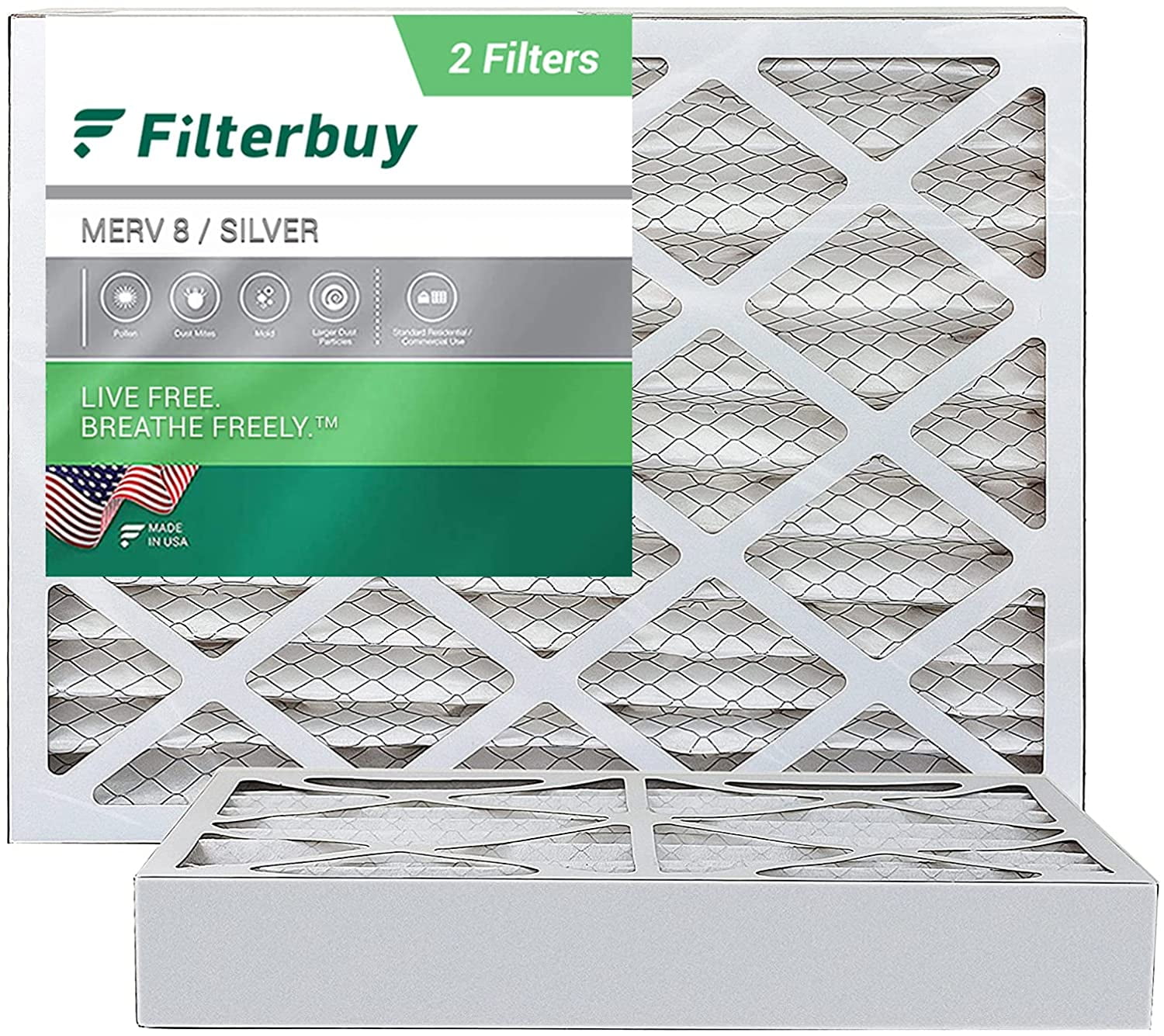 GLobal One AIR HANDLER 20x20x4 Pleated Air Filter MERV 7 Case of 6 GLobal One AIR HANDLER 20x20x4 Pleated Air Filter MERV 7 Case of 6