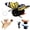 Yellow, variant on Wing Hunt Cat Toy, Interactive Flapping Butterfly Toy with Smart Sensing Motion for Cats