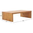 thumbnail image 3 of Safavieh Couture Tawney Wood Modern Coffee Table, Natural, 3 of 10
