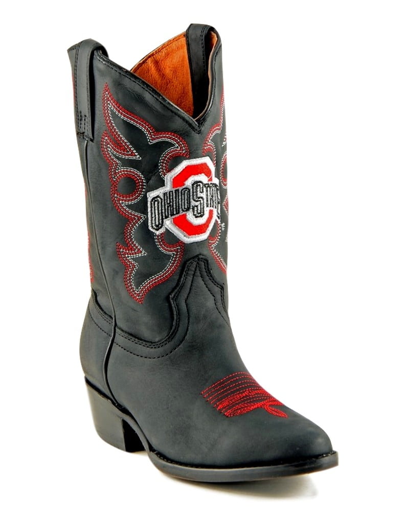 Gameday Boots Boys Cowboy College Team Ohio State Black OST-B020-2 by Gameday Boots