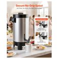 thumbnail image 5 of Coffee Urn 40 Cup - 203oz Commercial Coffee Maker with Dripless Spigot, Quick Brewing, Automatic Temperature Control, Stainless Steel - Ideal for Catering & Restaurants, 5 of 9