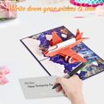 thumbnail image 2 of Tarjeta de cumpleaños liwang para hombre invitación 3D avión, 2 of 5