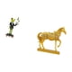 thumbnail image 5 of Escultura creativa de animal, estatua de rana camarera y figura de caballo, adorno decorativo para chimenea, estante de entrada, regalo de cumpleaños,, 5 of 8