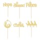 thumbnail image 3 of Adornos navideños de Ephlyn Jesus para magdalenas, 24 unidades, papel dorado, 3 of 6