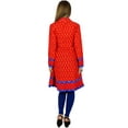 thumbnail image 5 of Bimba Women Short Anarkali Kurti Long Sleeve Flaired Tunic Indian Ethnic Blouse, 5 of 7
