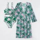 thumbnail image 4 of Gibobby Conjunto de bikini para mujer Bikinis de cintura alta para mujer, conjunto de Bikini Sexy de 3 piezas, traje de baño para cubrir, traje de baño d(Verde,G), 4 of 5