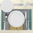 thumbnail image 3 of Ambesonne Moroccan Place Mats Set of 4, Antique Doors, Standard Size, Yellow Teal Blue, 3 of 6