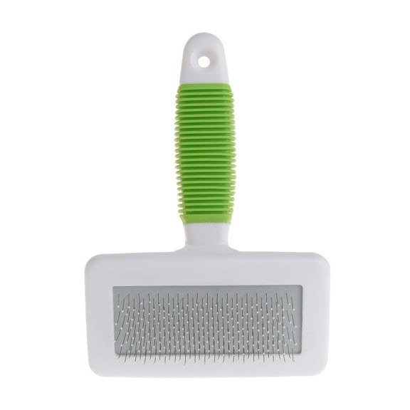 Necvior Shedding Self Cleaning Slicker Brush Improve Circulation Easy to Clean Grooming Comb for All Hair Types for Cat Dog