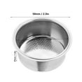 thumbnail image 2 of Stainless Steel Coffee Filter, Porous Filter Basket Design Healthy Environmentally Friendly Reusable Coffee Machine Supplies [With 2 characters], 2 of 9
