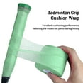 thumbnail image 4 of Badminton Grip Cushion Wrap,Badminton Grip Cushion Wrap 60mm Width 20m Length Excellent Shock Absorption Tennis Racket Grip Tape Backing Film, 4 of 7
