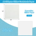 thumbnail image 2 of Uxcell Glitter Cardstock Paper, 250gsm Sparkly Paper 10 pack 10x10 inch Silver, 2 of 3