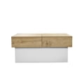 thumbnail image 2 of MOBI Mesa de Centro rectangular Modelo Congo Color Blanco y Café, 2 of 5
