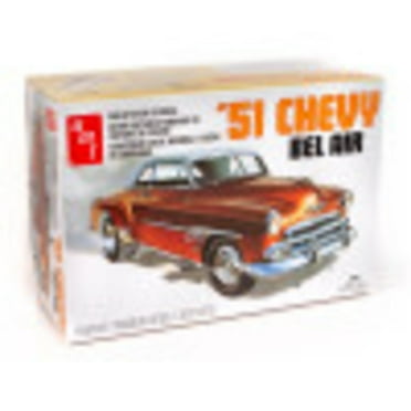 AMT AMT862 Skill 2 Model Kit 1951 Chevrolet Bel Air 2 in 1 Kit Retro Deluxe Edition 1 by 25 Scale Model
