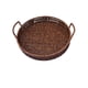 thumbnail image 4 of Ounissouiy Bandeja tejida, bandejas de almacenamiento con asa, ligero para pan y fruta, cesta de almacenamiento Retro para el hogar, flor Type2 NO2, 4 of 6