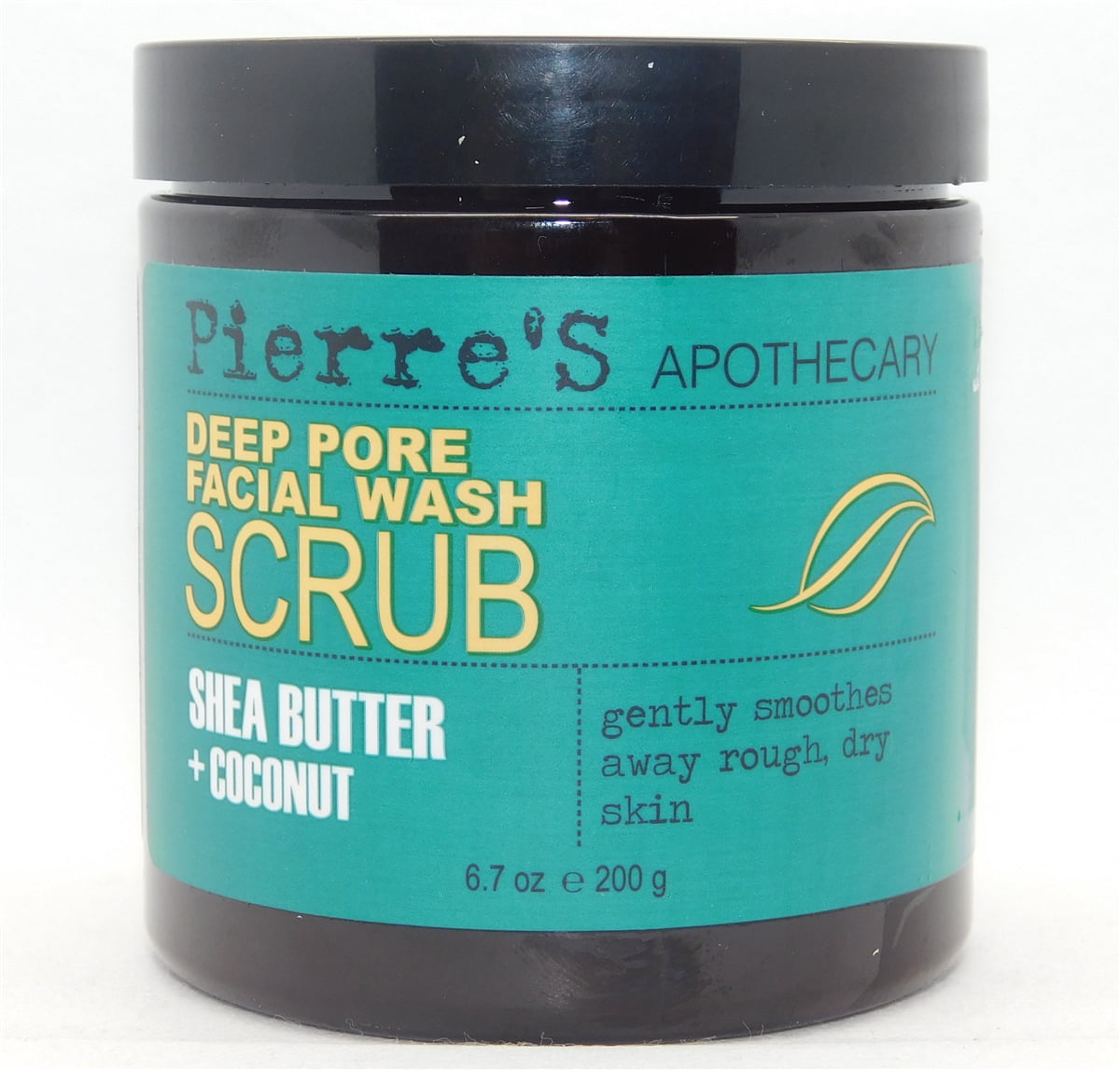 Pierre's Apothecary Deep Pore Facial Wash Scrub Shea Butter & Coconut 6