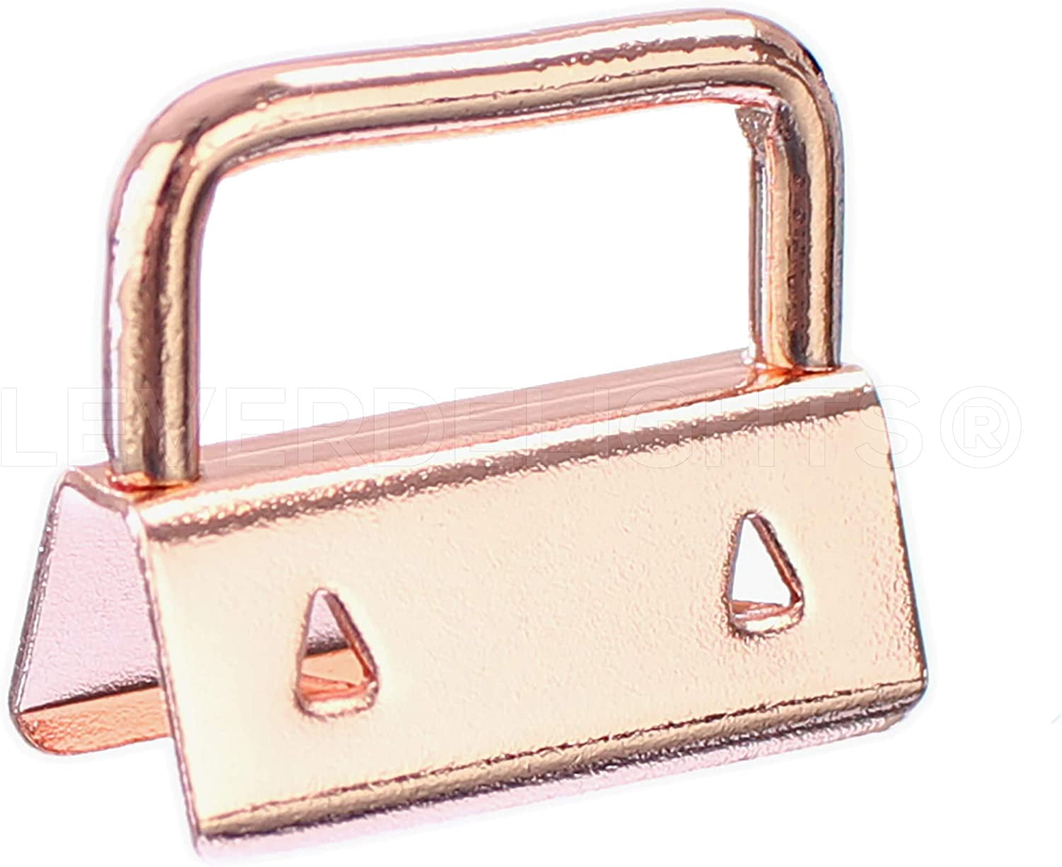 CleverDelights 1 Swivel Lobster Clasps with Key Rings - Rose Gold
