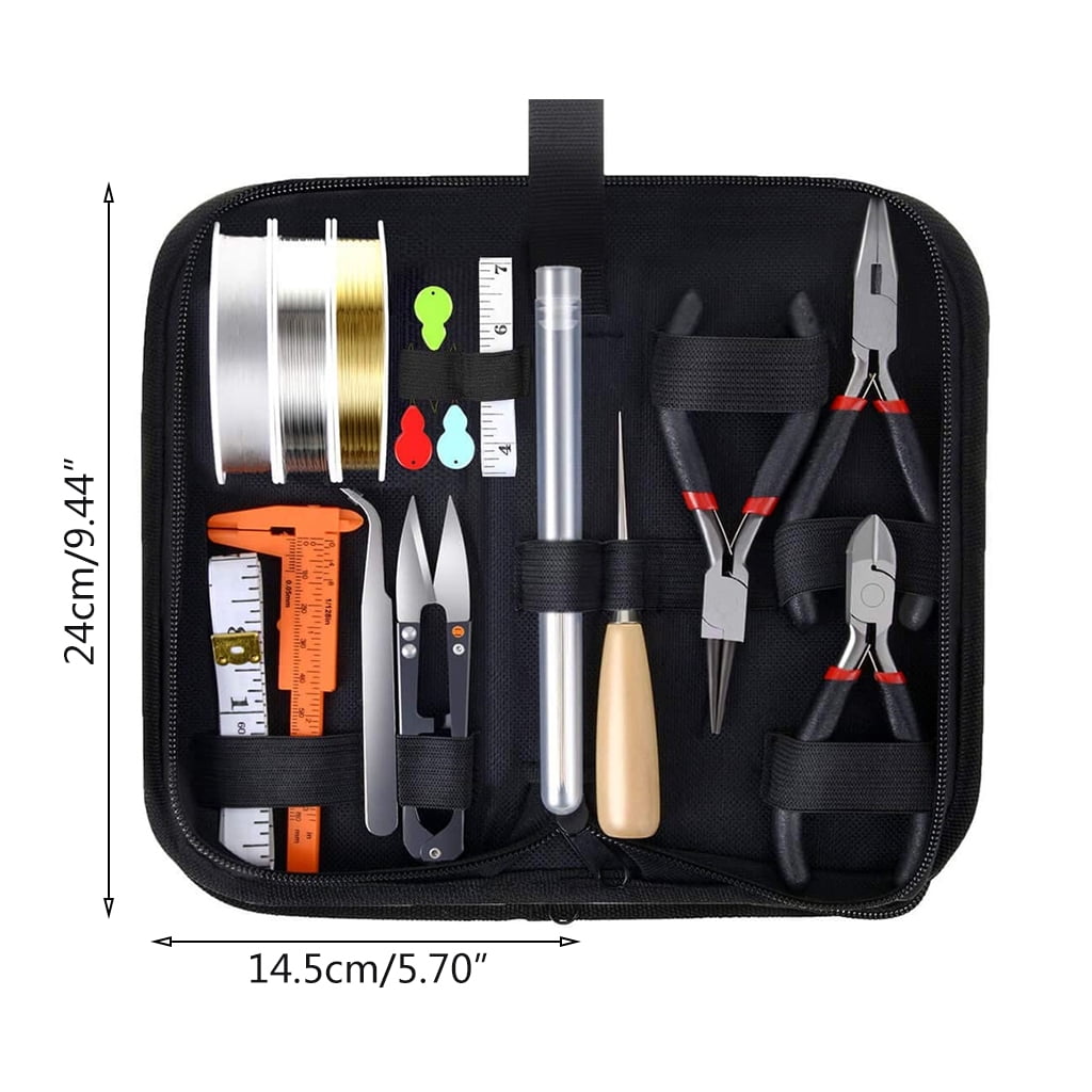Oasiva Jewelry Making Supplies Set with Jewellery Wires Findings Kit DIY Crafts Tools