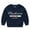 1#Navy, variant on Kiijoy Toddler Boys Christmas Sweatshirt Letter Print Long Sleeve Pullover Top, Sizes 4-5