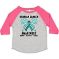 thumbnail image 3 of Inktastic Ovarian Cancer Awareness Hope Support and Love Boys or Girls Toddler T-Shirt, 3 of 5