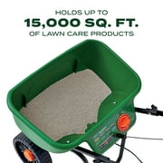 Scotts Turf Builder EdgeGuard DLX Broadcast Spreader for Grass Seed, Fertilizer, Salt and Ice Melt