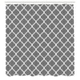 thumbnail image 3 of Ambesonne Grey Shower Curtain, Barbed Country Inspired, 69"Wx84"L, Grey White, 3 of 3