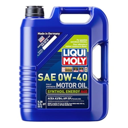 LIQUI MOLY Synthoil Energy A40 SAE 0W-40 | 5 L | Fully synthetic engine oil | SKU: 2050