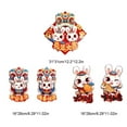 thumbnail image 4 of Spring Festival couplets household word door width zodiac rabbit Rabbit Zodiac Character stickers New decoration Character Design For New NO1, 4 of 6