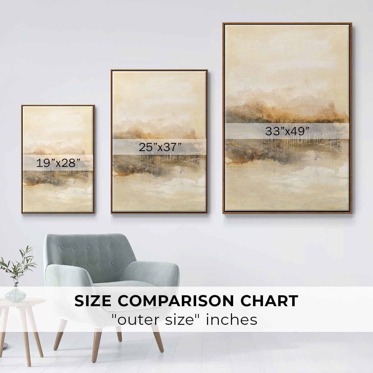 Keeping Secrets I Framed Premium Gallery Wrapped Canvas - Ready to Hang - 27 x 41 - Walnut Floating Frame