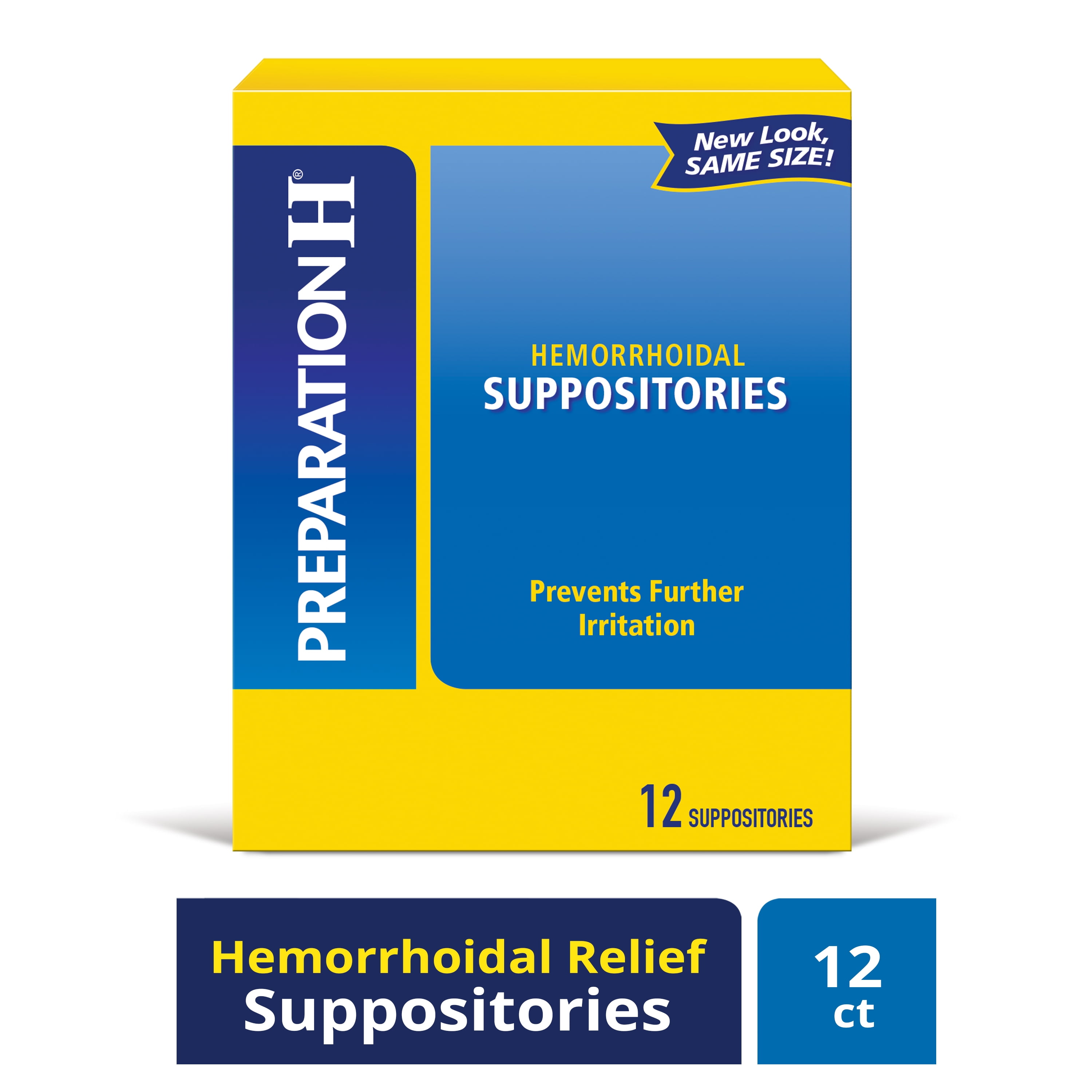 Prep H Suppos Size 12s Preparation H Prep H Suppos (New) 12s