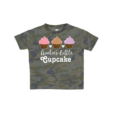 

Inktastic Auntie Little Cupcake Niece Gift Gift Toddler Toddler Girl T-Shirt
