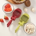 thumbnail image 1 of Stainless Steel Fruit & Egg Cutter | Multi-Function Kitchen Tool for Slicing Apples, Pears & Hard Boiled Eggs | Manual Food Divider, 1 of 2