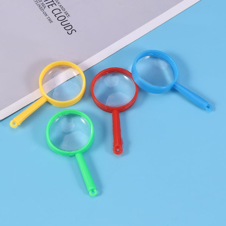 24-Piece Kids Magnifying Glasses Set - 8 Colors 5X Magnification For Science Learning