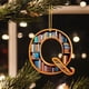 thumbnail image 4 of Adorno colgante de Navidad de acrílico de 26 letras Q, 8CM Unidad, decoración personalizada del árbol de Navidad DIY, decoración colgante del árbol de Navidad, 4 of 9
