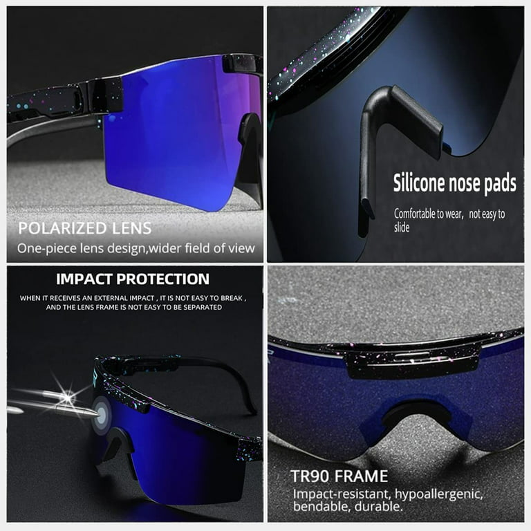 Skadino Polarized Sunglasses for Men and Women Walnut Wood Sunglasses Cycling Driving Fishing 100% UV Protection, Walnut