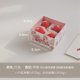 thumbnail image 1 of Xiao Hua Caja de regalo con 4 velas aromáticas de fresa roja para decoración del hogar y fiestas, velas pequeñas como recuerdo, 1 of 5