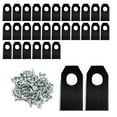 thumbnail image 2 of Replacement Mower Blade Durable Hardness with Screws for Robotic Mower Accessory 30 Black, 2 of 8