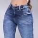 thumbnail image 3 of Pantalón Super Skinny Dama Tiro Medio Mezclilla Stretch SAVI, 3 of 6
