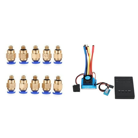 

10 Pcs PC4-M6 Pneumatic Air Straight Quick Fitting with Brushless Esc + Card Combination Details