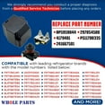 thumbnail image 2 of Whole Parts Refrigerator Compressor Start Relay and Overload Kit Part# 5304499966 - Replacement & Compatible with Some Crosley, Electrolux, Frigidaire, Gibson, Kenmore, Tappan Refrigerators, 2 of 6