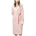 thumbnail image 1 of Teissuly Peignoirs pour Femmes, Robe de Nuit Chaude d'Hiver, Robes de Couple, Pyjamas, Manches Longues, Robe de Maison à Cordon, Vêtements de Détente, 1 of 5