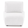 thumbnail image 4 of Furniture of America Tatiana Modern Fabric Modular Curved Armless Indoor Chair with Adjustable Backrest, White, 4 of 22