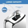 thumbnail image 4 of 4Pcs Commercial Soap Dispenser Stainless Steel 1000ml Wall Mount Manual Liquid Pump Rust Proof Leak Free for Bathroom, 4 of 10
