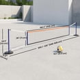 thumbnail image 3 of Soozier Filet de Volleyball avec Longueur Réglable 21-27 Pieds, Volleyball, Pompe, 3 of 10