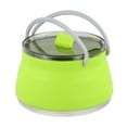 thumbnail image 2 of Casserole de Cuisson en Silicone Pliable et Rabattable Cuisinière à Gaz Cuisine Camping Vert, 2 of 10