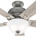 thumbnail image 4 of Hunter Charlotte 52 Led Charlotte 52" 5 Blade Led Indoor Ceiling Fan - Black, 4 of 10