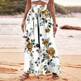 thumbnail image 2 of Sexlip Womens Vintage Floral Print Spaghetti Strap Sleeveless Loose Jumpsuit Wide Leg Pants Vibrant Stylish Everyday Outfit Blue S, 2 of 5