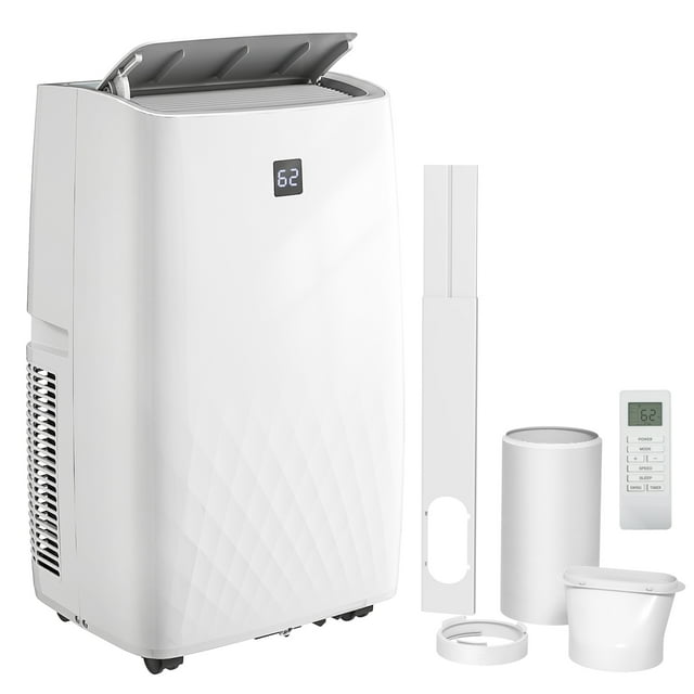 HOMCOM 12000 BTU Portable Air Conditioner with Dehumidifier & Fan, AC Unit